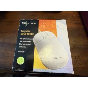 VTG IBM Replacement Mouse Tech Solutions TS29B 3 Button Serial Mouse 1998